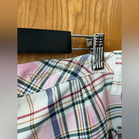 Favorite Daughter Plaid Pants in Pink, Blue, and White 34 - Picture 9 of 16